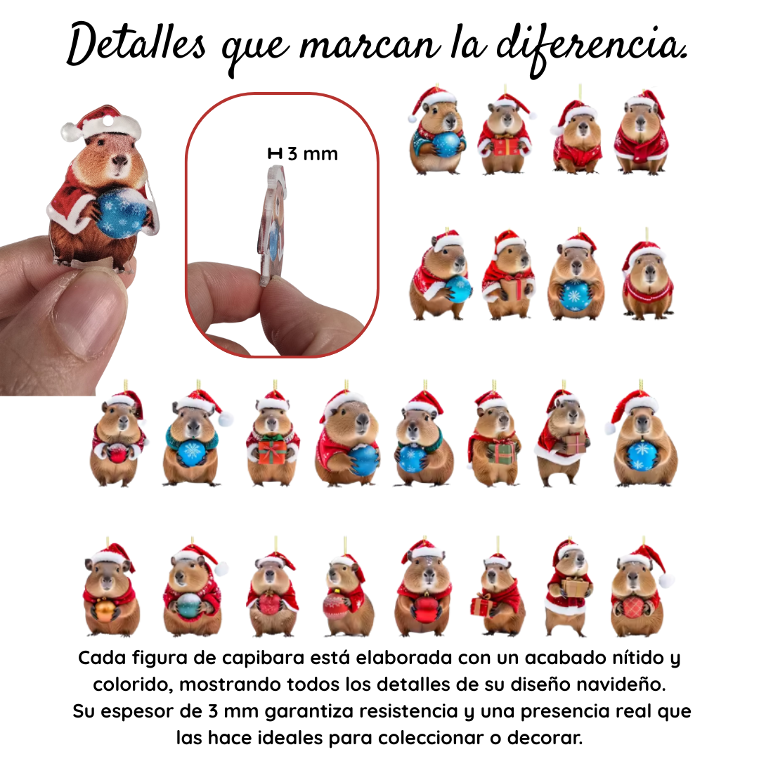 Calendario de Adviento Capibara Navideña